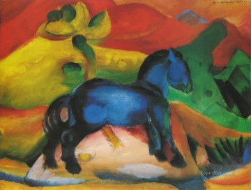 Dasblaue Pferdchen Franz Marc Pinturas al óleo
